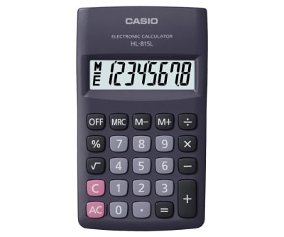 Calculadora Casio Bolsillo 8 Dígitos HL-815L