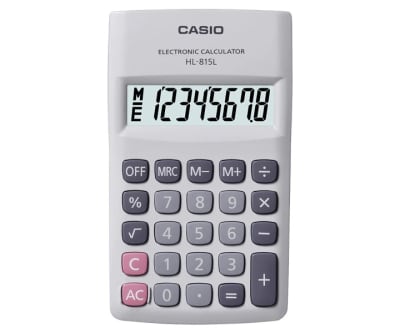 Calculadora Casio Bolsillo 8 Dígitos HL-815L