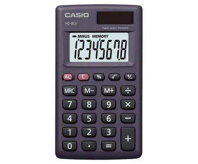 Calculadora Casio Bolsillo 8 dígitos HS-8LV