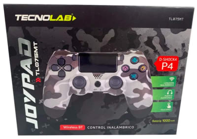 Joystick Tecnolab Bluetooth PS4 D-SHOCK4 Mimetizado Joystick Tecnolab Bluetooth PS4 D-SHOCK4 Mimetizado