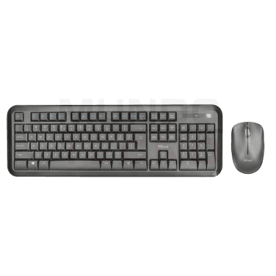 Kit Teclado y Mouse Inalámbrico Trust Nova Kit Teclado y Mouse Inalámbrico Trust Nova