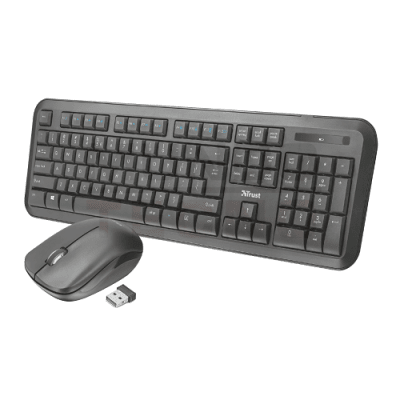 Kit Teclado y Mouse Inalámbrico Trust Nova Kit Teclado y Mouse Inalámbrico Trust Nova