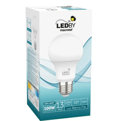 Ampolleta LEDBY Macrotel E27 1un. 13W Luz Fría