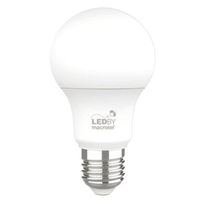 Ampolleta LEDBY Macrotel E27  1un. 9W Luz Cálida