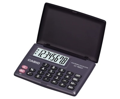 Calculadora Casio Bolsillo 8 Dígitos LC-160LV