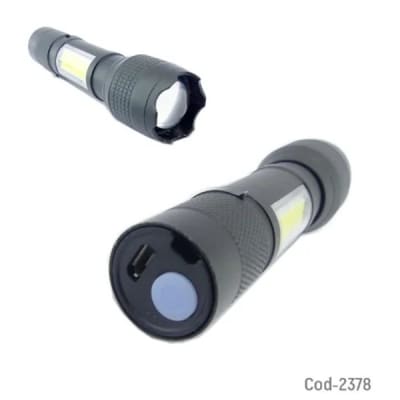 Linterna LED Recargable Táctica mini Caja PVC