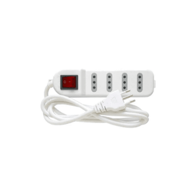 Alargador 4 Tomas con Interruptor Macrotel 3.0m