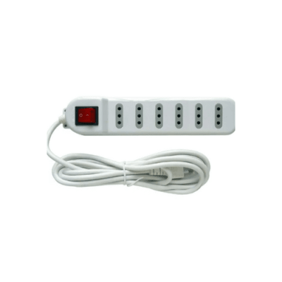 Alargador 6 Tomas con Interruptor Macrotel 3.0m