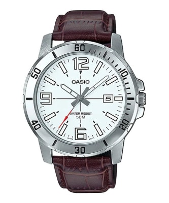 Reloj Pulsera Casio MTP-VD01L Cuero Análogo