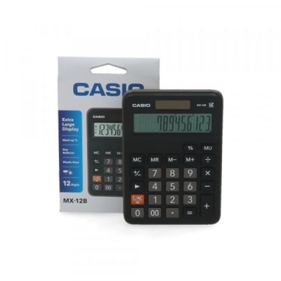 Calculadora Casio MX-12B Escritorio 12 dígitos