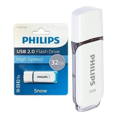 Pendrive Philips Snow 32GB 2.0 Grey FM32FD70B/97