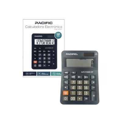 Calculadora Pacific Escritorio 12 Dígitos PAC01155