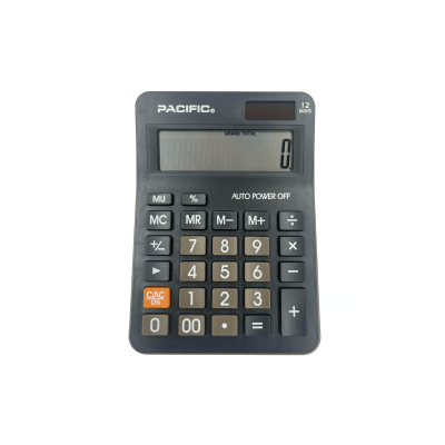 Calculadora Pacific Escritorio 12 Dígitos PAC01155