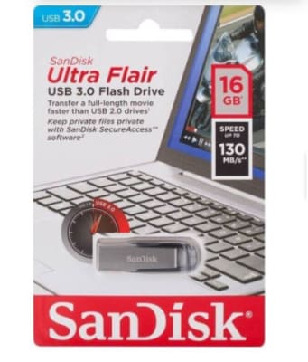 Pendrive SanDisk Z73 Ultra Flair USB 3.0 16gb Pendrive SanDisk Z73 Ultra Flair USB 3.0 16gb