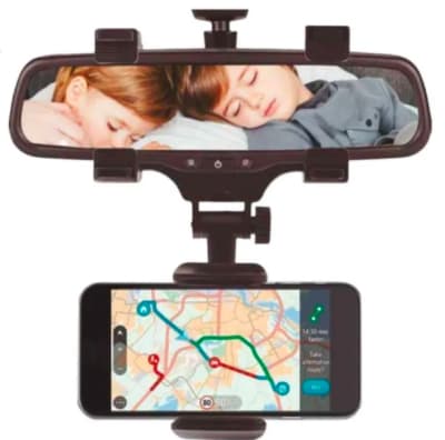 Soporte DBLUE para Smartphone Espejo Retrovisor Soporte DBLUE para Smartphone Espejo Retrovisor