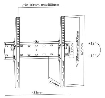 Soporte Macrotel LCD/LED TV 32