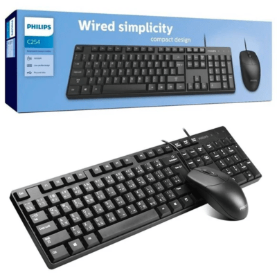 Kit Teclado y Mouse Philips USB