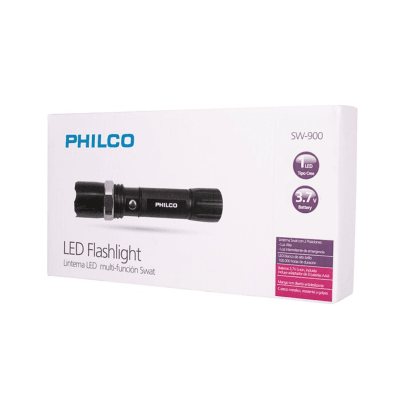 Linterna Philco Recargable LED 1 LED CREE SW-900