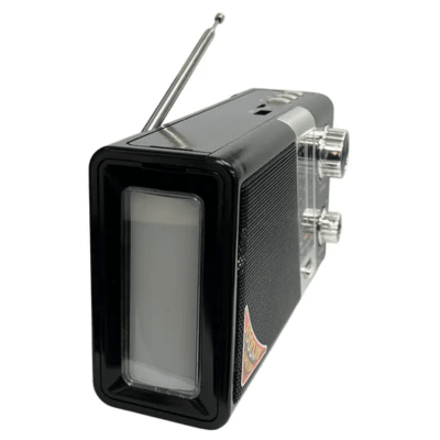 Radio Portátil TecnoLab AM/FM/SW Luz LED Solar/Recargable/USB/TF TL635