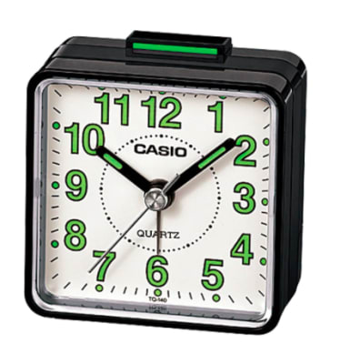 Reloj Despertador Casio TQ-140 Análogo Rojo/Negro TQ-140-4DF