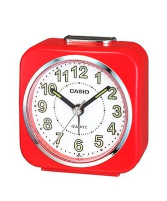 Reloj Despertador Casio TQ-143S Análogo Rojo/Blanco TQ-143S-4DF