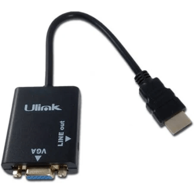Conversor HDMI a VGA + Audio Ulink
