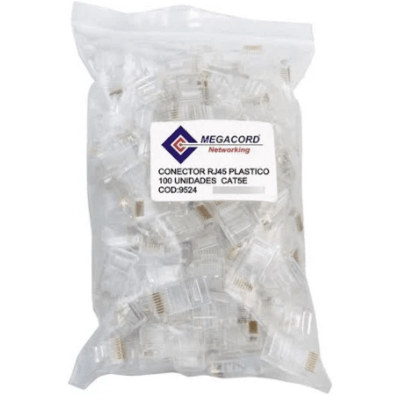 Conector RJ45 Ulink Cat.6 Bolsa 100un
