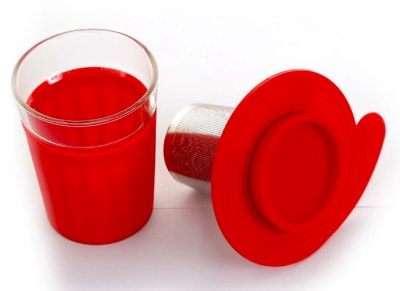 Vaso con Filtro Volk VK-33015GSR7601 para Infusiones