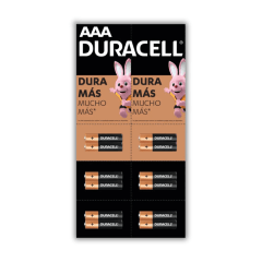 Pila Alcalina Duracell AAA - Tira x12