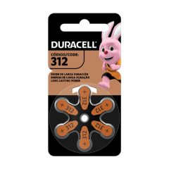 Pila Zinc-Aire Duracell 1un. N°312
