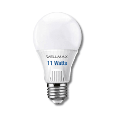 Ampolleta LED WellMax E27 Ballet A60 1un. 11W Luz Fría