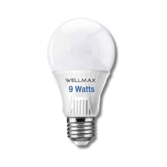 Ampolleta LED WellMax E27 Ballet A60 1un. 9W Luz Fría