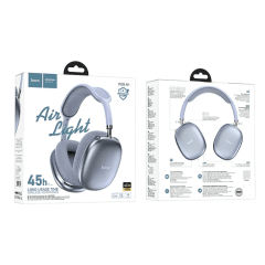 Audífono Bluetooth hoco. W35 Air Azul