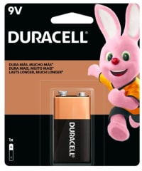 Batería Duracell Alcalina 1un. 9V