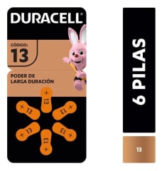 Pila Zinc-Aire Duracell N°13
