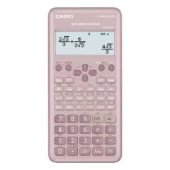 Calculadora Científica Casio FX-82ES PLUS Segunda Edición 252 Funciones Rosado