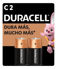 Pila Alcalina Duracell 1.5V Blister 2un. C