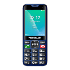 Celular Senior TecnoLab 4G TL487 Azul + Chip Entel