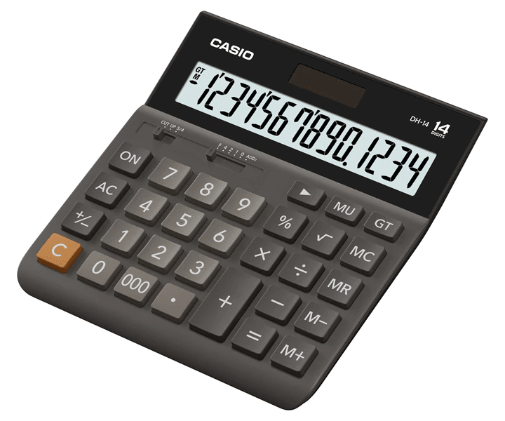 Calculadora Casio DH-14 Escritorio Negra2