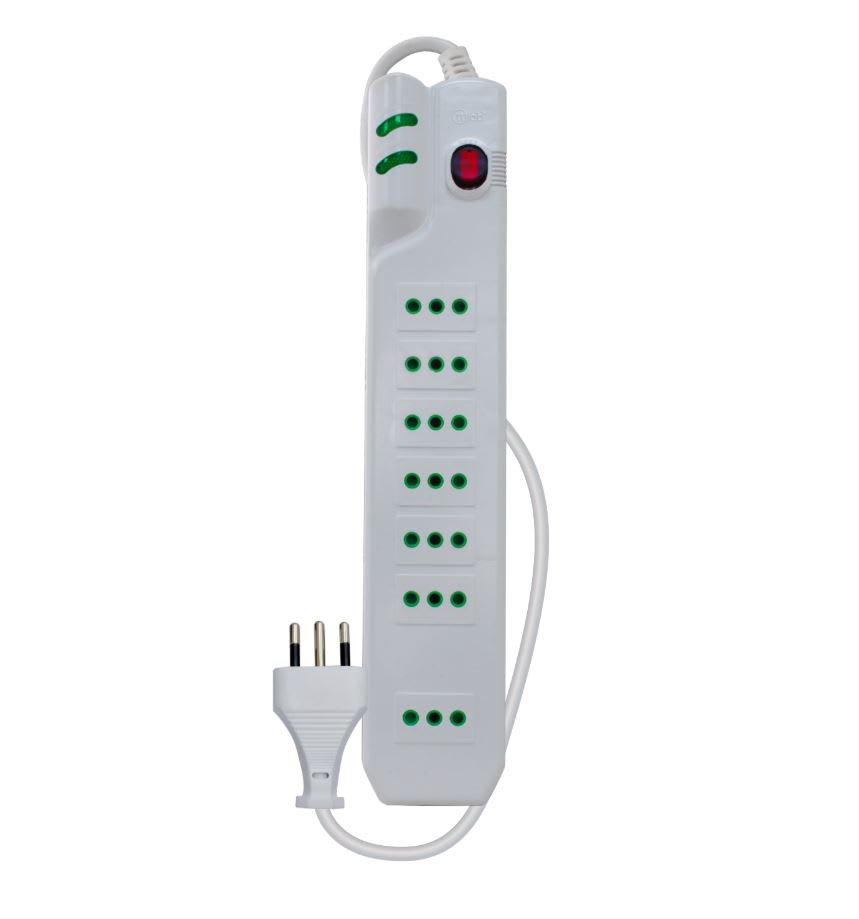 Protector Sobrevoltaje MLAB MCL-07 1400J 2.1m Blanco1