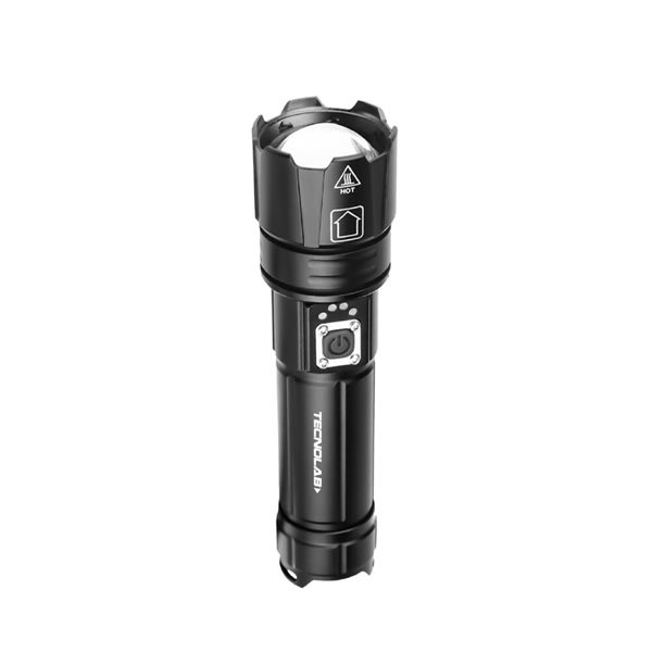 Linterna TecnoLab LED Zoom Telescópico TL5432