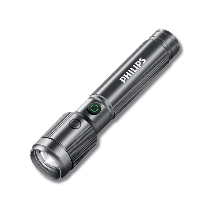 Linterna Recargable Philips LED 15W 1.200 mAh Zoom1