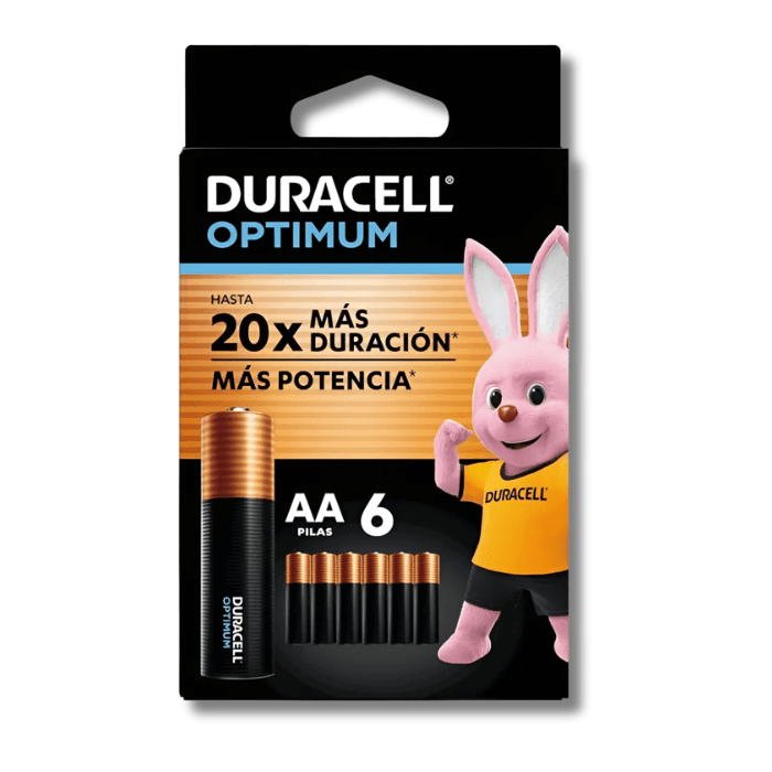 Pila Alcatina Duracell Optimum AA - Pack x61