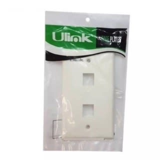 Placa Frontal RJ45 Ulink Doble2