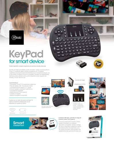 Mini Teclado Mlab con Touchpad 090771