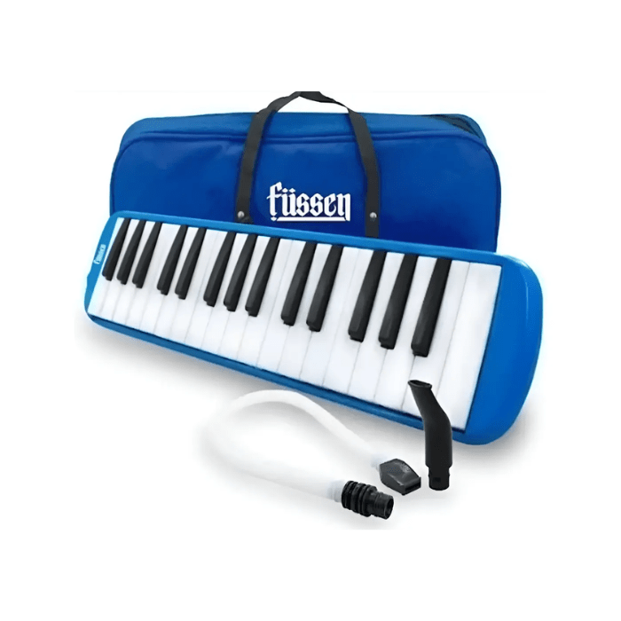 Melódica 37 Tonos Füssen con Funda y Boquilla Azul1