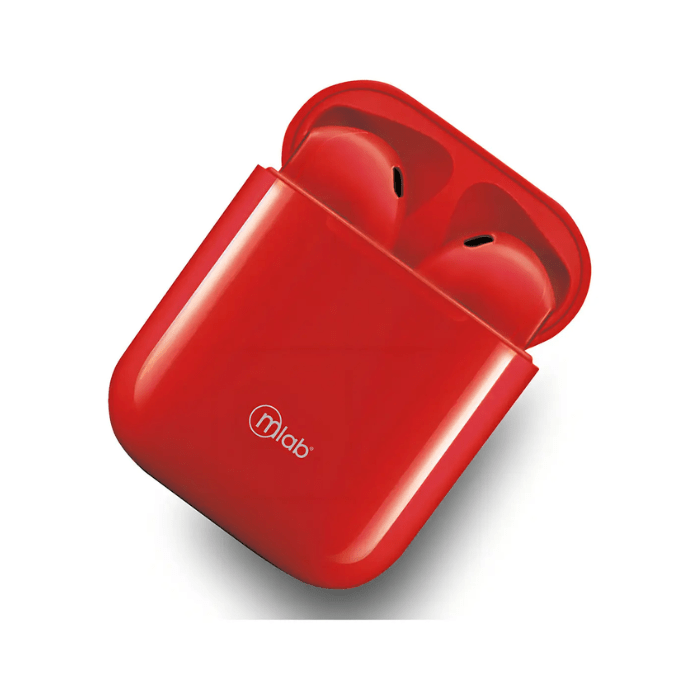 Audífono Mlab Just Fly Bluetooth TWS Rojo1