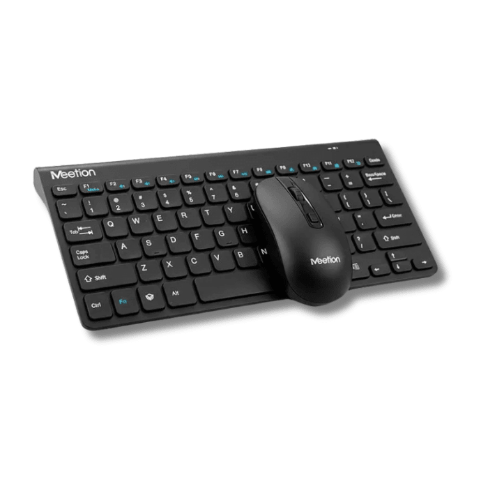 Kit Teclado y Mouse Inalámbrico Meetion Mini4000 Negro1