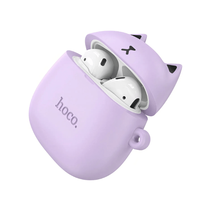 Audífono Bluetooth TWS hoco. EW45 Lilac Cat2