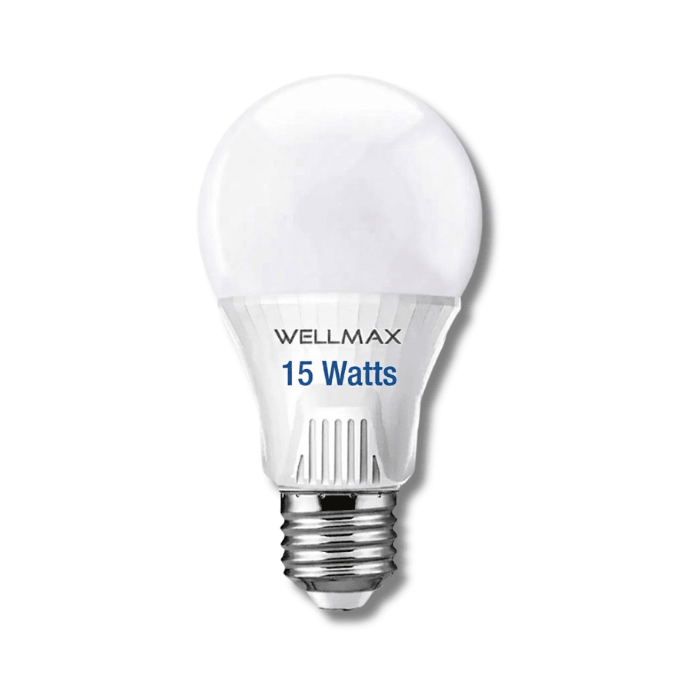 Ampolleta LED WellMax E27 Ballet A60 1un. 15W Luz Fría1